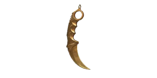 Charm Karambit Gold