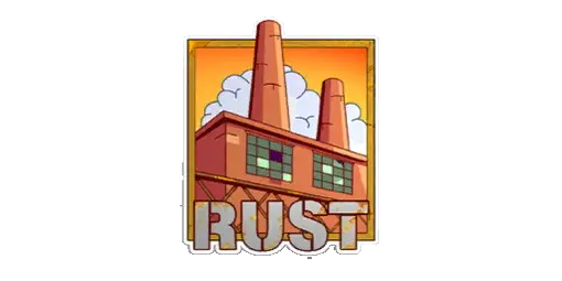 Sticker Rust Metallic