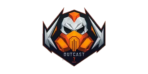 Sticker Outcast Gold