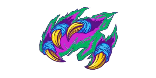 Sticker Talon Stab Color