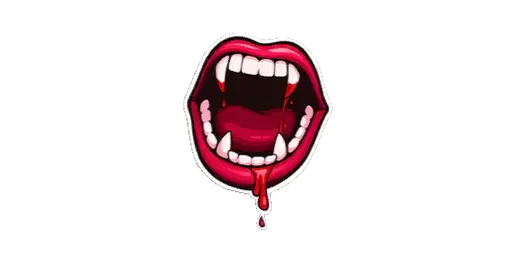Sticker Vampiric Bite