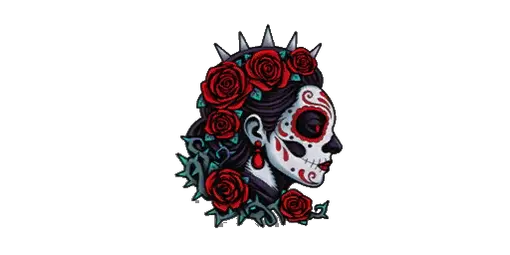 Sticker Dia De Muertos