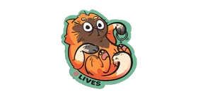Sticker 9 Lives Swap