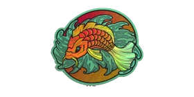 Sticker Koi Color