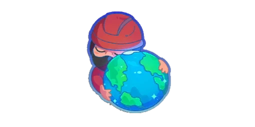 Sticker Green Planet
