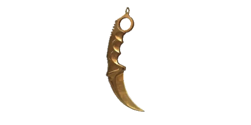 Charm Karambit Gold
