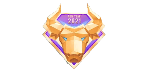 Sticker Golden Ox Color