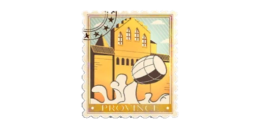 Sticker Province Gold