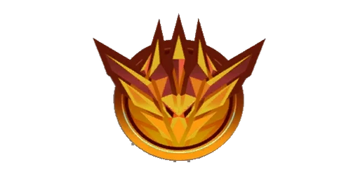 Sticker Phoenix Blazon Gold