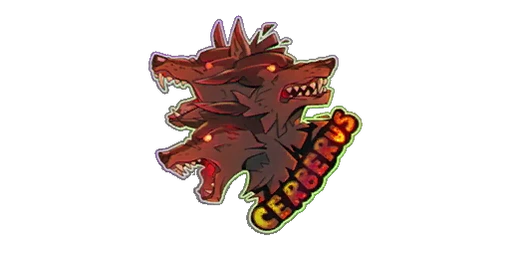 Sticker Hound of Hades Color