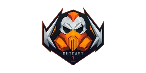 Sticker Outcast Gold