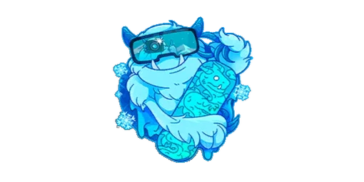 Sticker Yeti Reflex