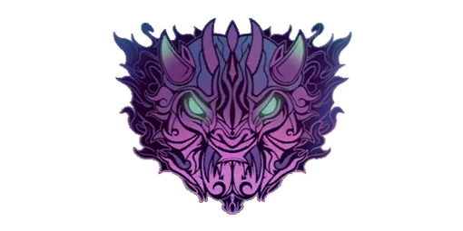 Sticker Demon Flame Color