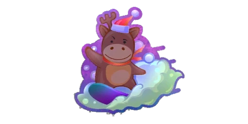 Sticker Winter Sport Color