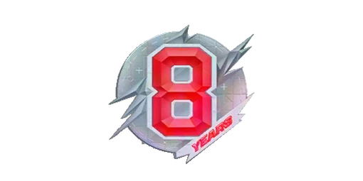 Sticker 8 Years