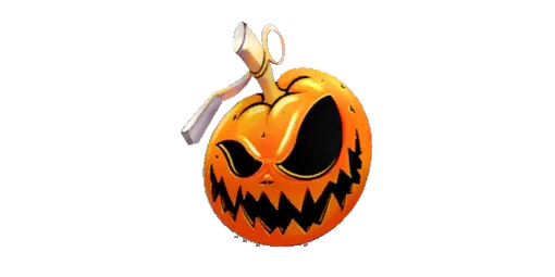 Sticker Evil Pumpkin