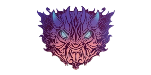 Sticker Demon Flame