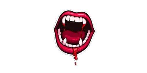 Sticker Vampiric Bite