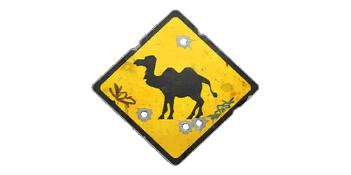 Sticker Camel Sign