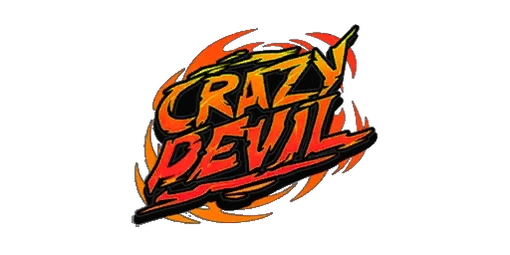 Sticker Crazy Devil Color