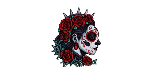 Sticker Dia De Muertos