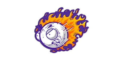 Sticker Snow Meteor