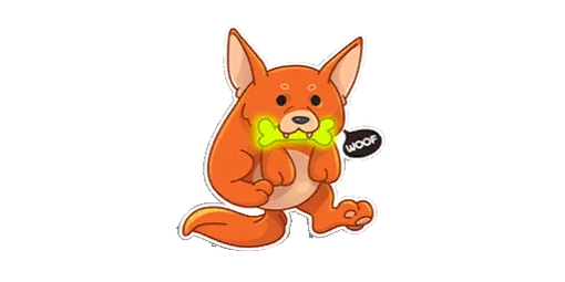 Sticker Woof