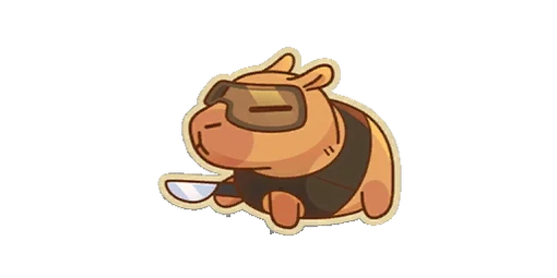 Sticker Capybara
