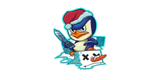 Sticker Tough Penguin