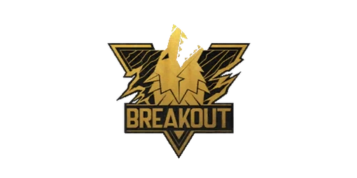 Sticker Breakout Gold