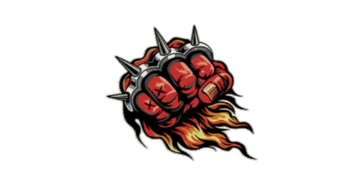 Sticker Brass Knuckles