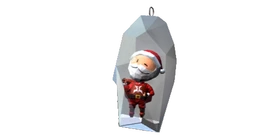 Charm Santa Globe