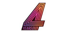 Sticker 4 Years Color
