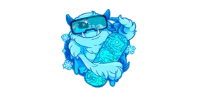 Sticker Yeti Reflex